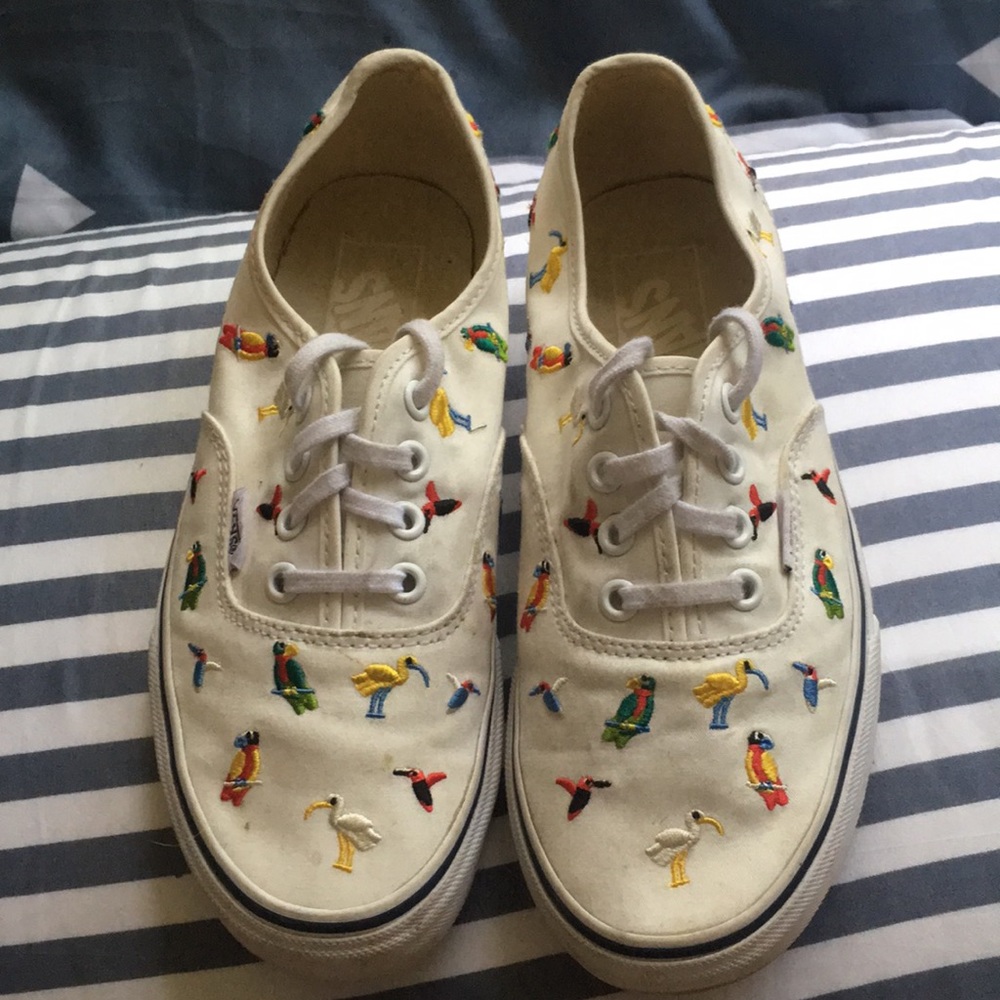 BIRD EMBROIDERY AUTHENTIC VANS